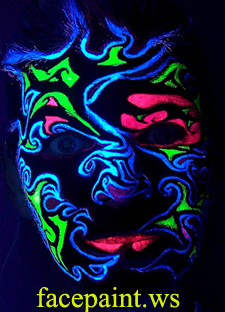 Uv Face Painting