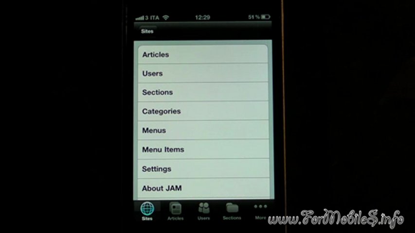 Joomla Admin Mobile! 1.7.1 [iPhone - 7.99 €]