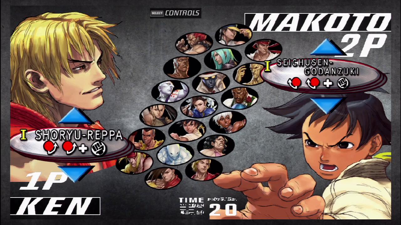street fighter iii new generation character select