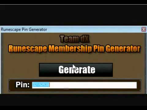 Free RuneScape Membership Pin Generator NO SURVEY safe YouTube.webm | PopScreen