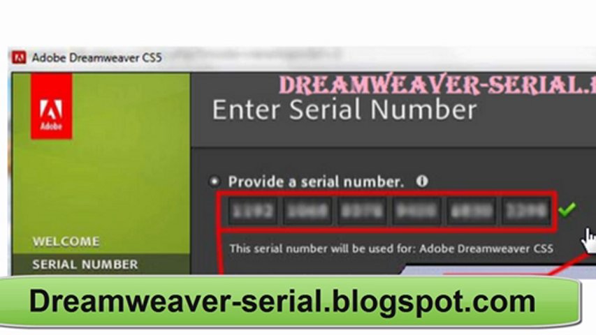 serial number of adobe dreamweaver cs6