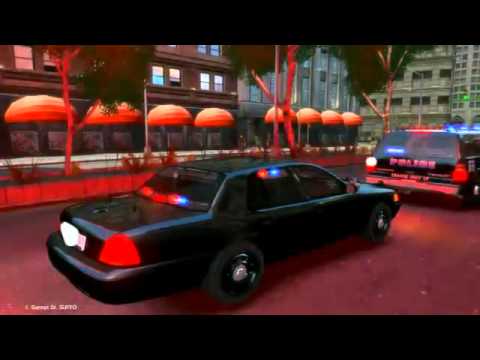 Grand Theft Auto IV - (FBI) Ford Crown ELS plus Emergency Lighting System V6