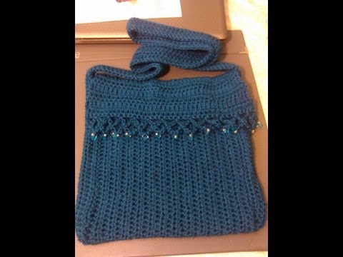 CROCHET HOBO MESSENGER BAG – Only New Crochet Patterns