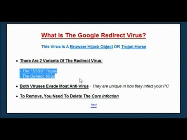 ... Free) Google redirect virus removal Google Redirect Virus Removal TOOL