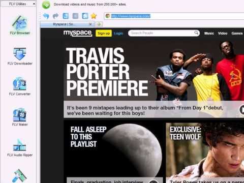 How to download myspace audio files?