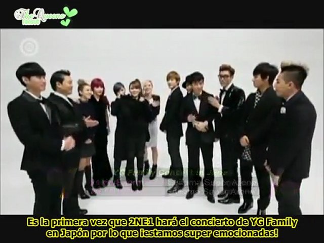 [ESP] 111223: YG Family Concert in Japan Promo on Space Shower TV |