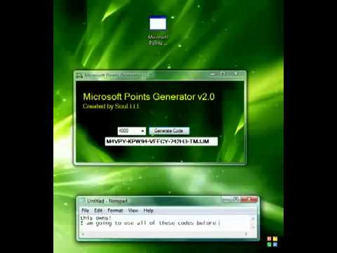 Xbox LIVE & Microsoft Points Code Generator 2012 working | PopScreen