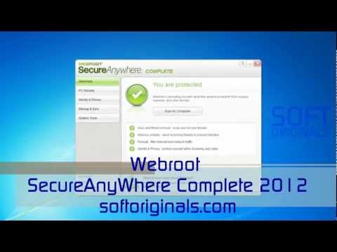 Webroot SecureAnywhere COMPLETE 2012 - Screenshots + 14 days free ...