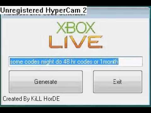 Xbox Live on Xbox Live 48 Hours Trial Code Generator 2012  Working Free Xbox Live