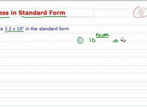 How to Convert Numbers in Scientific Notation to Standard Form ...