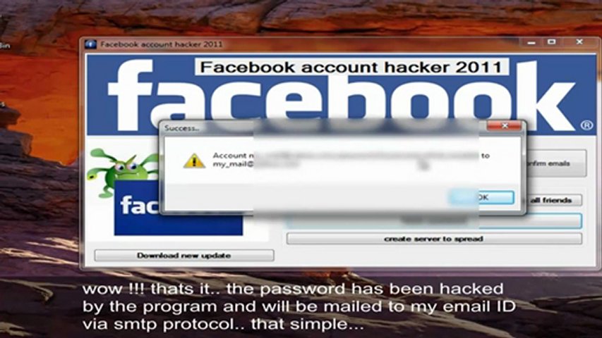 Download free software Pro Facebook Hack V1.5 Password 2012