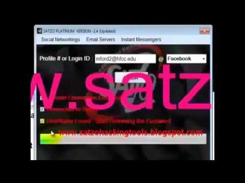 SATZO PASSWORD HACKING SOFTWARE V 2.4 FREE DOWNLOAD