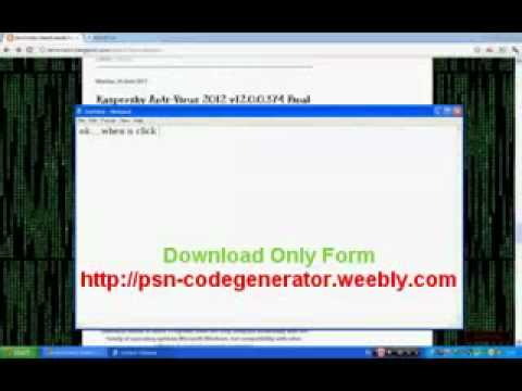 Psn Code Generator 2013 No Survey No Password