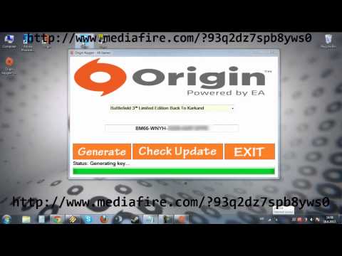 Origin Key Generator [June 2012] - All Games FIFA 2013 Battlefield 3 Crysis 3