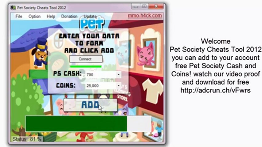 Pet Society Free Gifts Hack