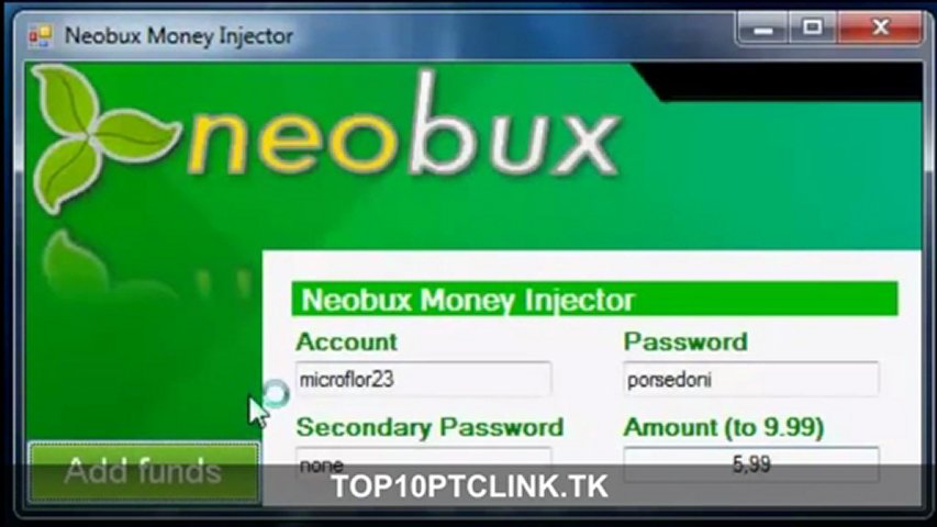 Download Neobux Money Adder Software