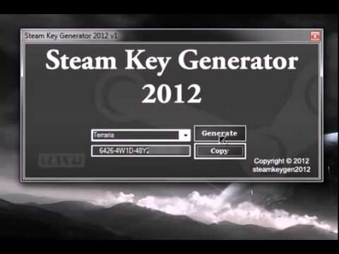 terraria steam code generator