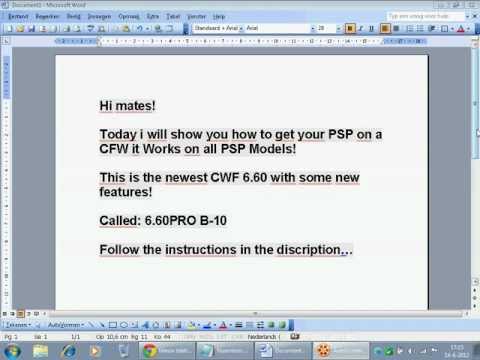 How to install: PSP CFW 6.60 PRO B10 Works on all PSP Models! |