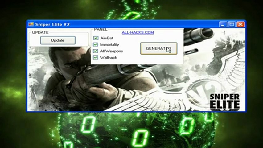 Sniper Elite V2 - Hack - [AimBot WallHack Immortality All Weapons] - CHeat DOWNLOAD