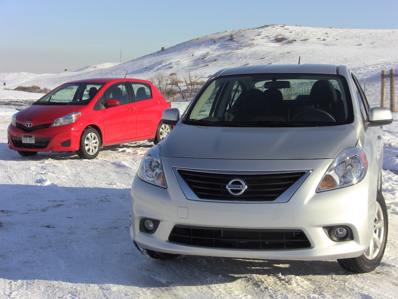 Nissan versa toyota yaris comparison #4