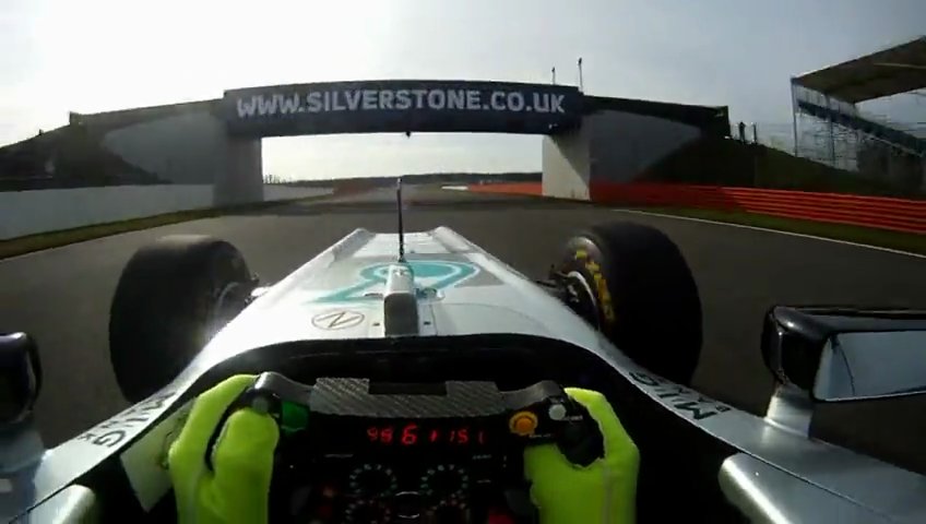 Mercedes f1 2012 shakedown #5