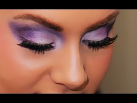  Tutorial on Winged Purple Smokey Eye Formal Prom Makeup Tutorial Look   Popscreen