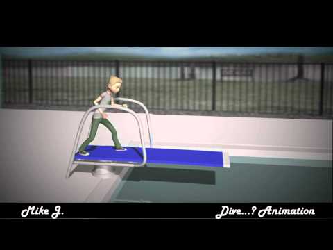 Animated Diving Board