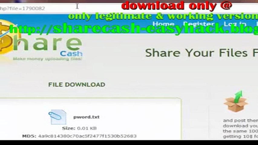 Sharecash Downloader 2012 FREE Download