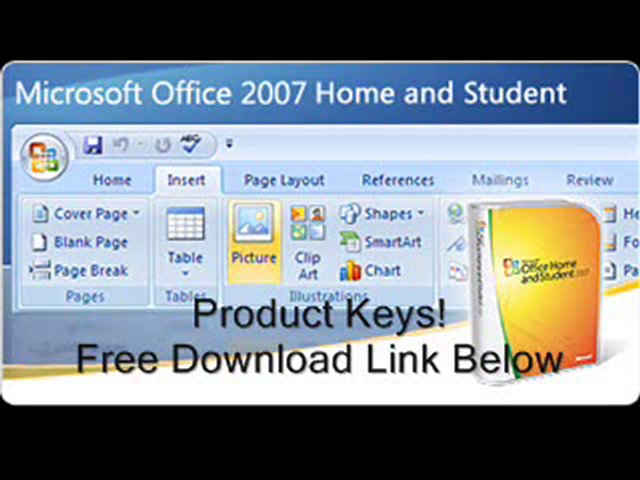 product key for office 2007 student