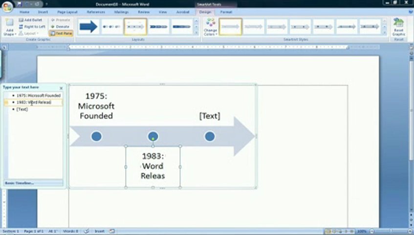 How to Make a Time Line in Microsoft Word 2007 | PopScreen