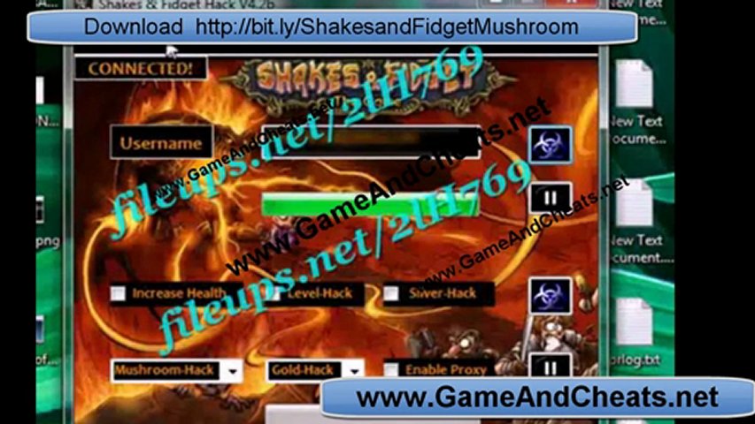 New Update 2012 Shakes and Fidget Cheat tool / Hack January 2012 + Free download |