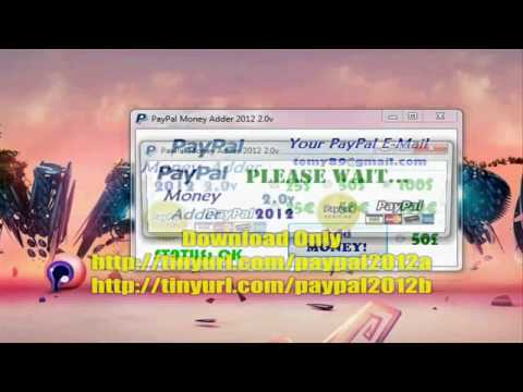 Free PayPal Money Adder 2012 2.0v Download Money Cash Hack 2012 ...