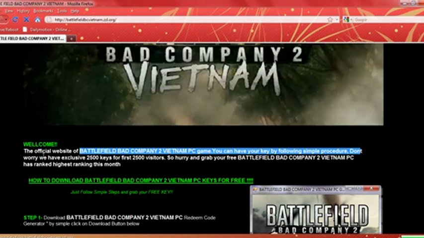 how to get battlefield bad company 2 serial code
