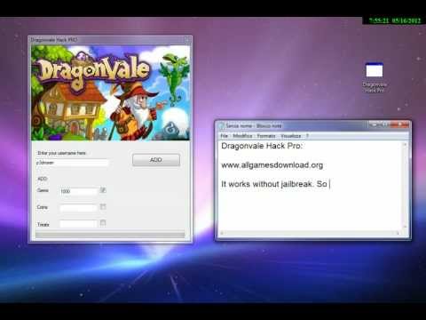 New Dragonvale Hack Tool (Tutorial - How to use) 2012! (Download Link