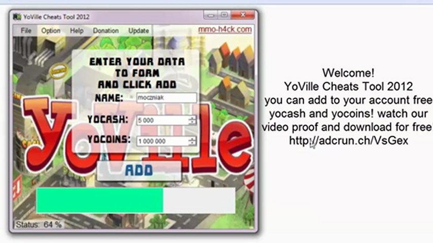 YoVille Cheats Tools 2012 - YoCash and YoCoins Hack + PROOF | PopScreen