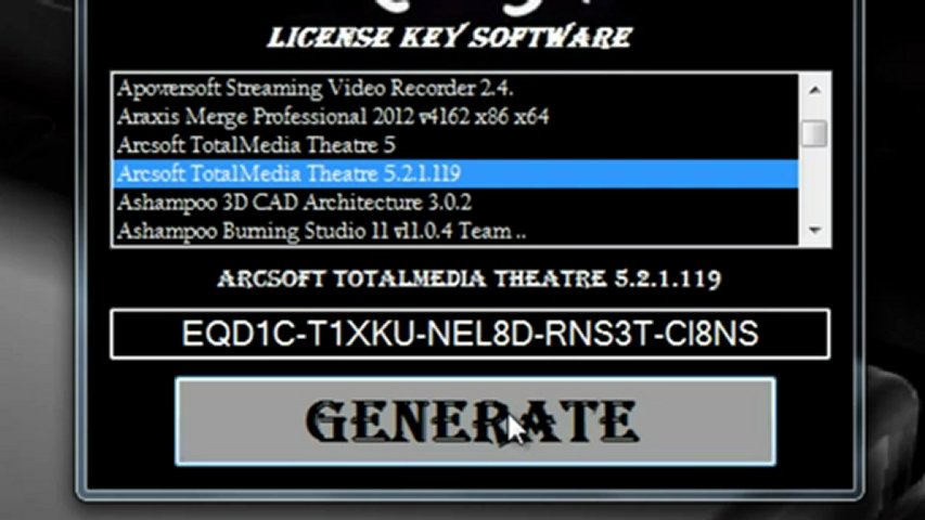arcsoft media converter 2.5 serial number
