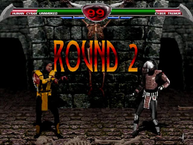 Mortal Kombat Chaotic MUGEN Human Cyrax Unmasked vs Cyber Tremor | PopScreen