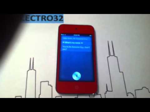 Apple iPod touch 4th Generation 8 GB ported SIRI, JAILBROKEN!!!! 5.1