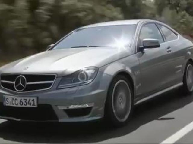 Mercedes c class coupe palladium silver #2