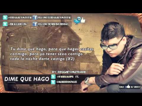 Dime Que Hago Letra Farruko Official Music TMPR 2012 PopScreen