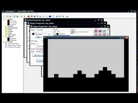 Platform AI Game Tutorial  Enemy platformer tutorial PopScreen drag maker  drop and game Maker