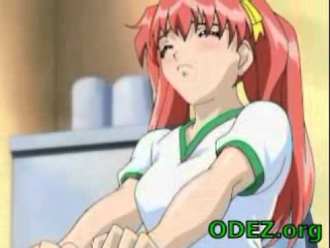 Hentai babe show sexy anime teen girl hot cartoon clip downblouse panties 