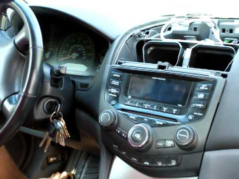 2005 Honda accord stereo removal #4